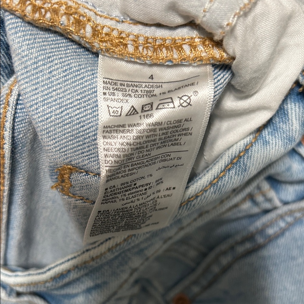 Old Navy women’s High-Rise O.G. Loose blue jeans - Picture 4 of 4